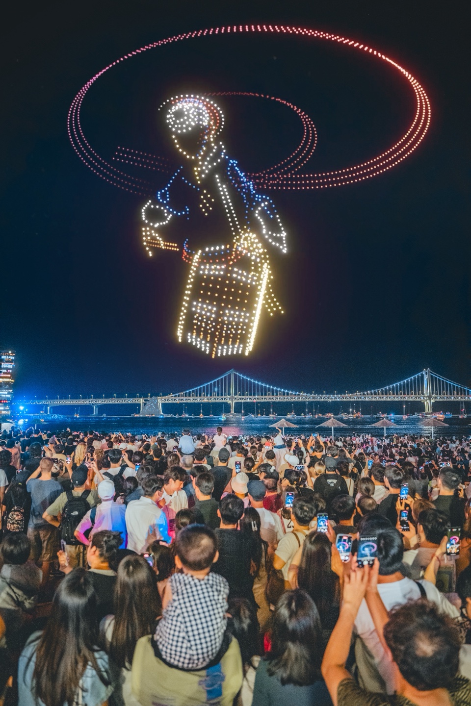 Gwangalli M Drone Light Show